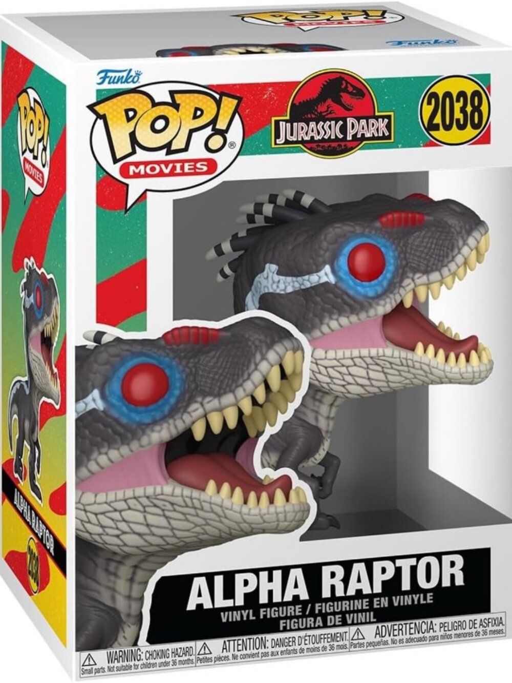 Jurassic Park Alpha Raptor Funko POP! Vinyl Figure - Collectible Movie Toy